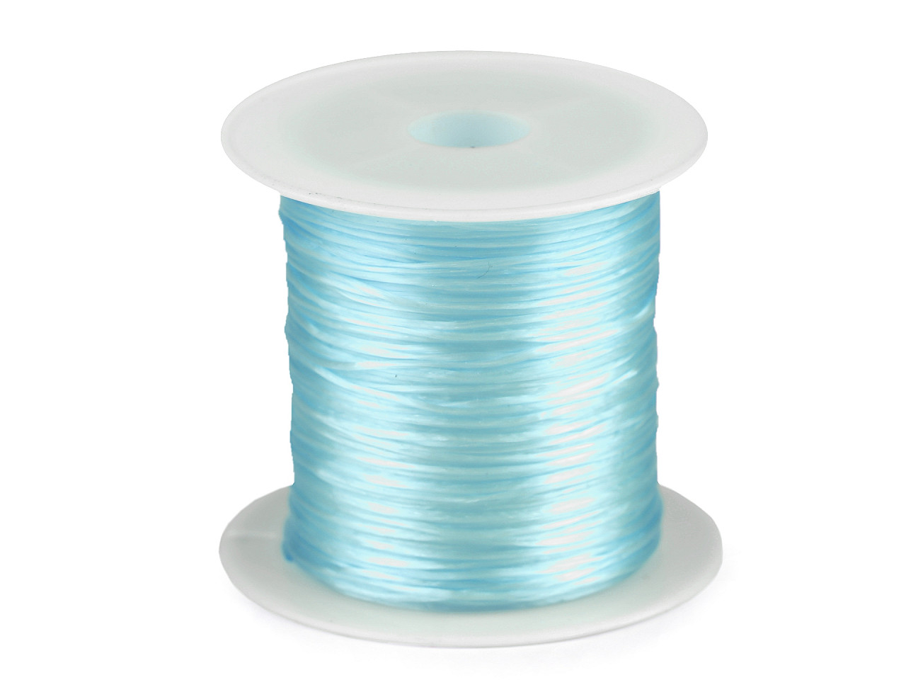 Flat elastic bead jewelry cord 1 mm - Mix (25 Pieces)