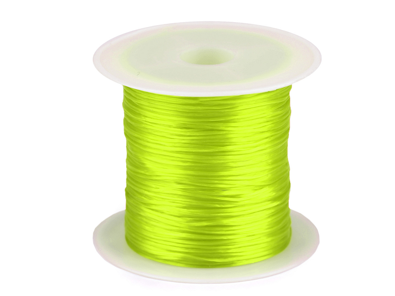 Flat elastic bead jewelry cord 1 mm - Mix (25 Pieces)