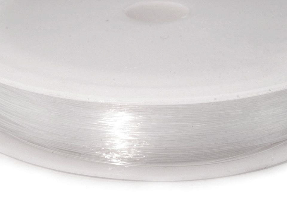 Clear / invisible nylon thread ø0.25 mm - Transparent (1 Piece)