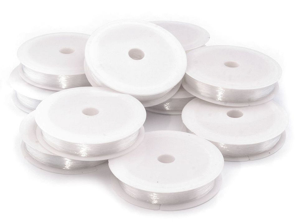Clear / invisible nylon thread ø0.25 mm - Transparent (1 Piece)