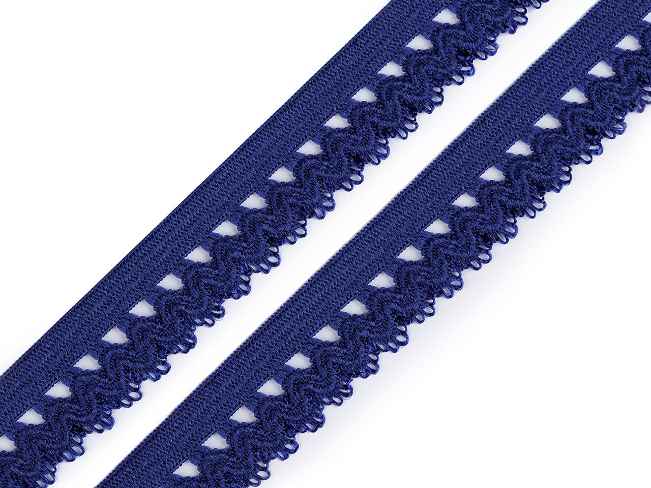 Decorative elastic width 15 mm - Pink (25 Meters)