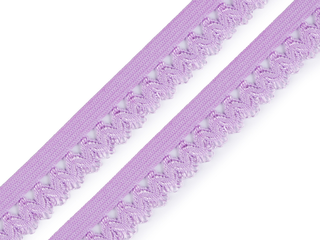 Decorative elastic width 15 mm - Pink (25 Meters)