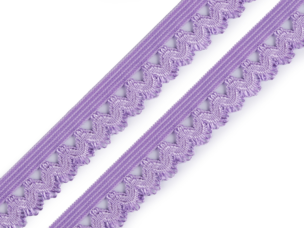 Decorative elastic width 15 mm - Pink (25 Meters)