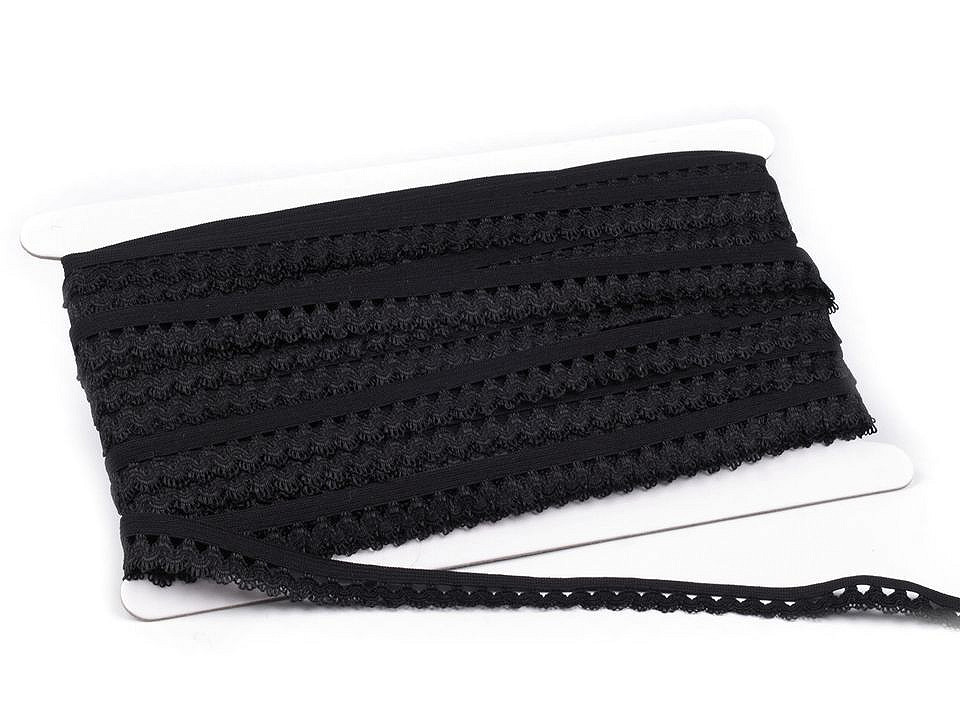 Decorative elastic width 15 mm - Pink (25 Meters)