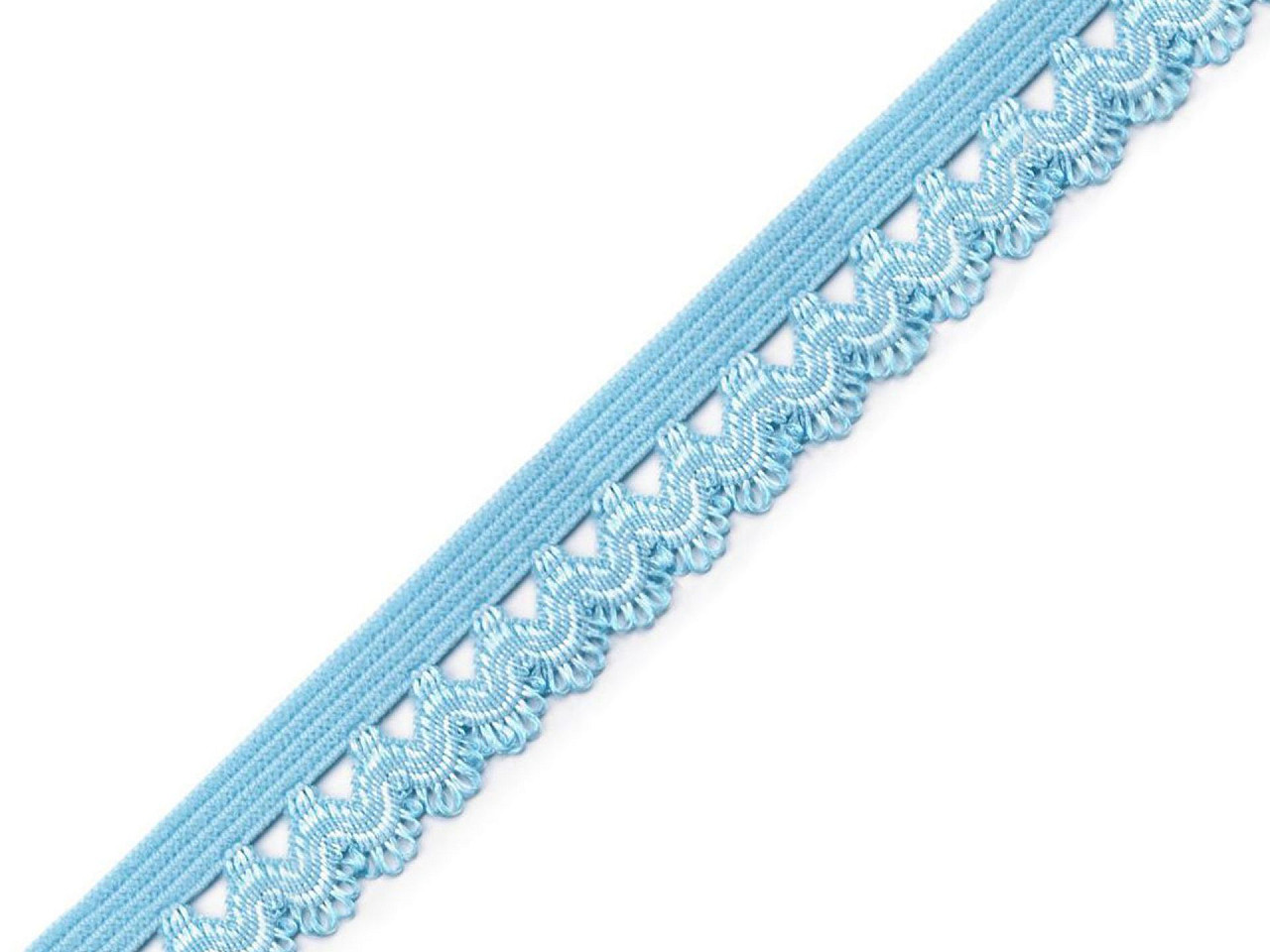 Decorative elastic width 15 mm - Pink (25 Meters)