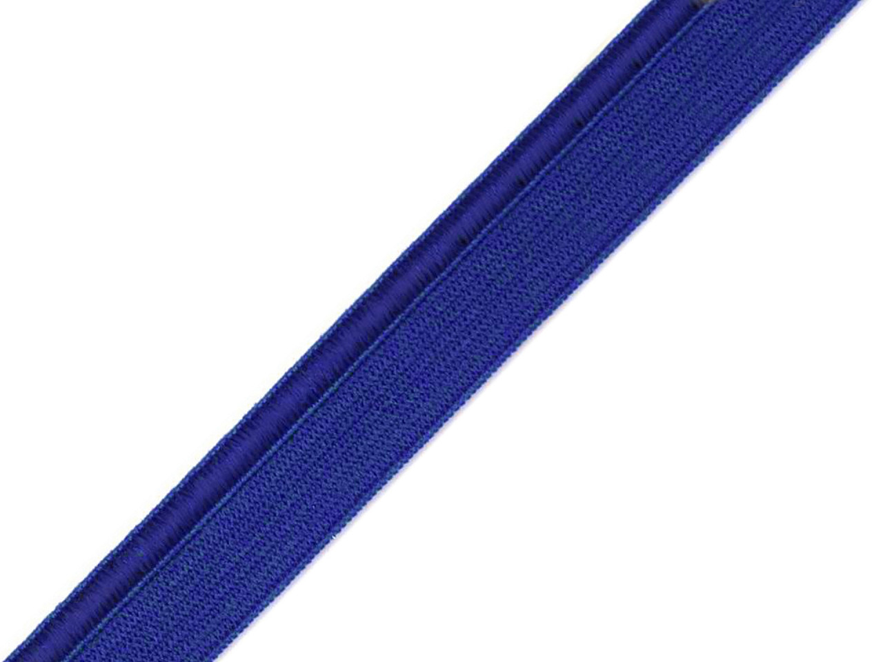 Elastic stretch piping width 11 mm - Azure blue (25 Meters)