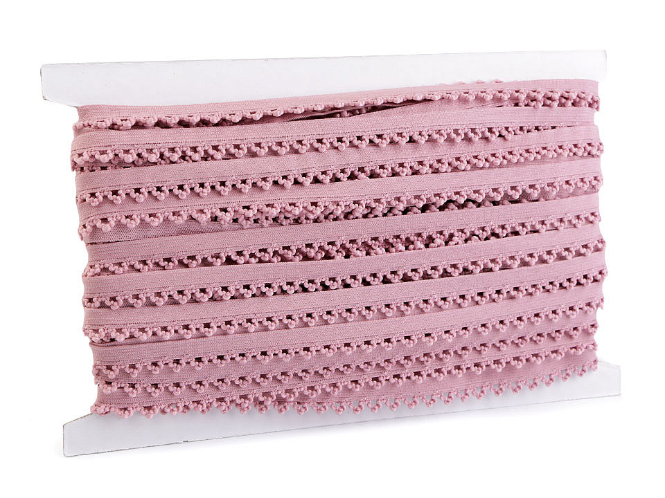 Decorative elastic width 10 mm - Black (20 Meters)