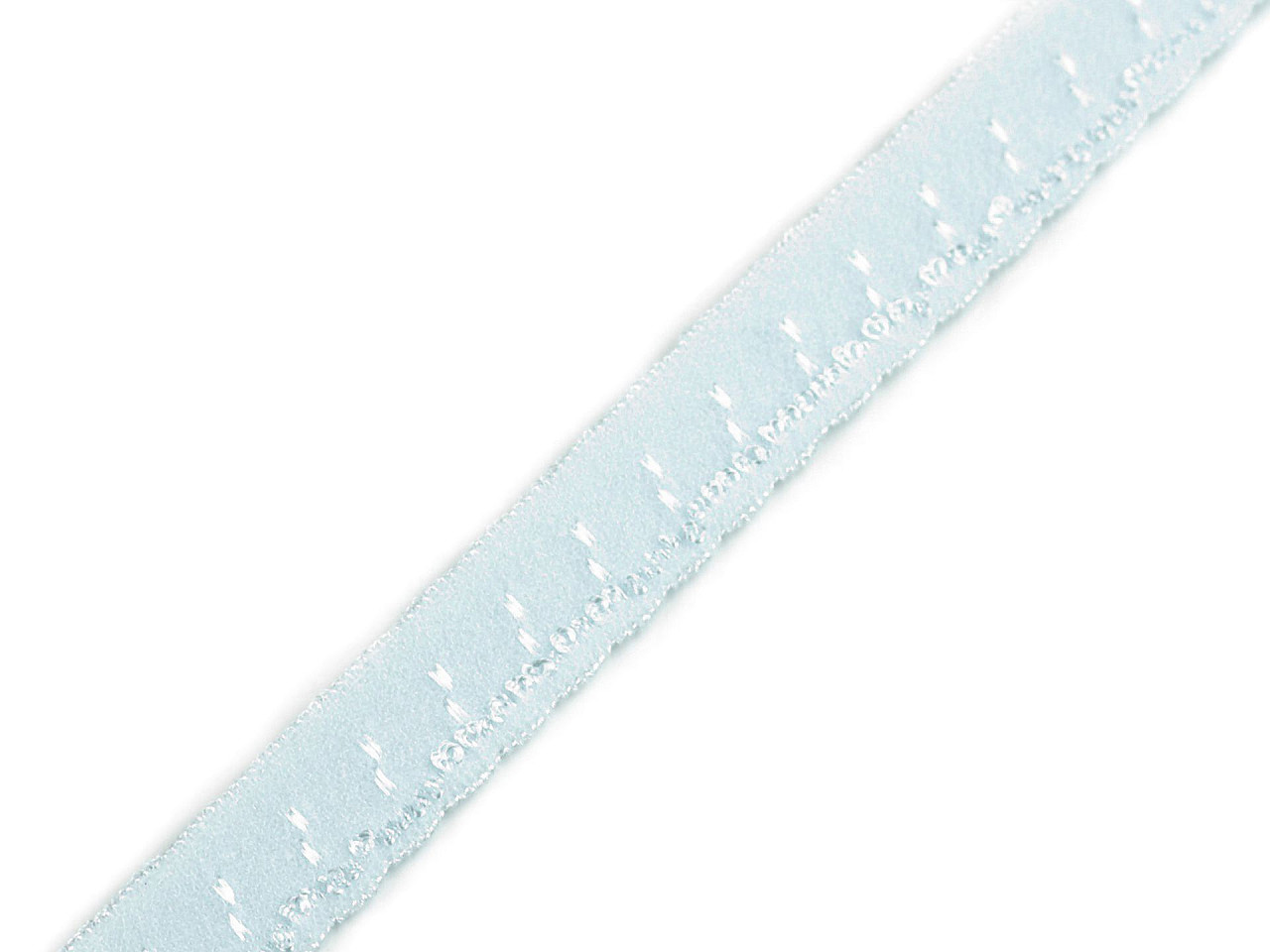 Decorative elastic width 10 mm - Sage green, light (18 Meters)