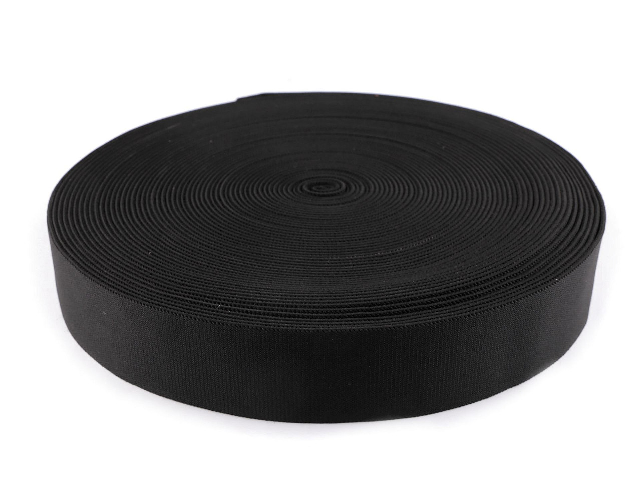 Elastic extra strong width 50 mm - Black (1 Meter)