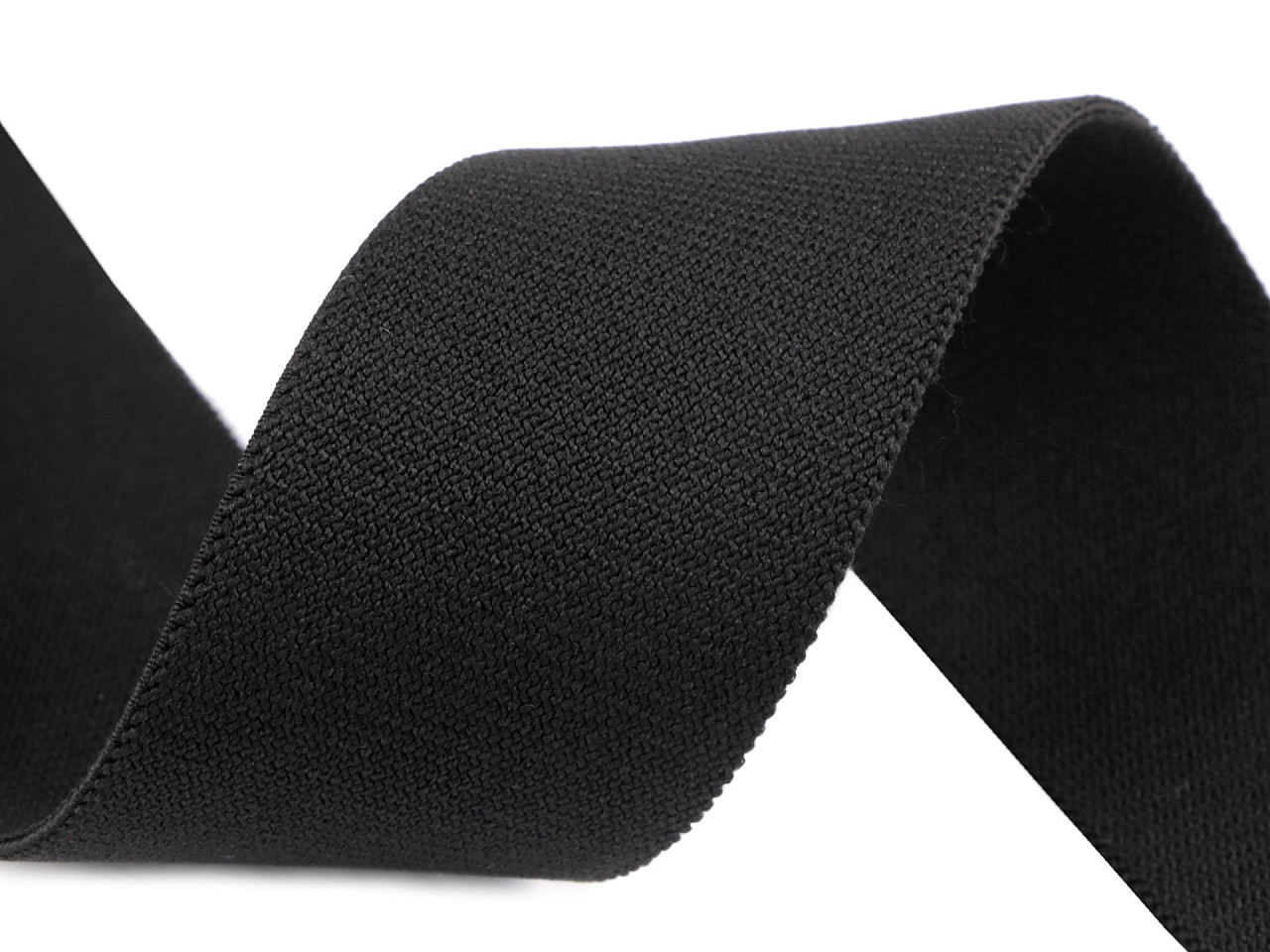 Elastic extra strong width 50 mm - Black (1 Meter)