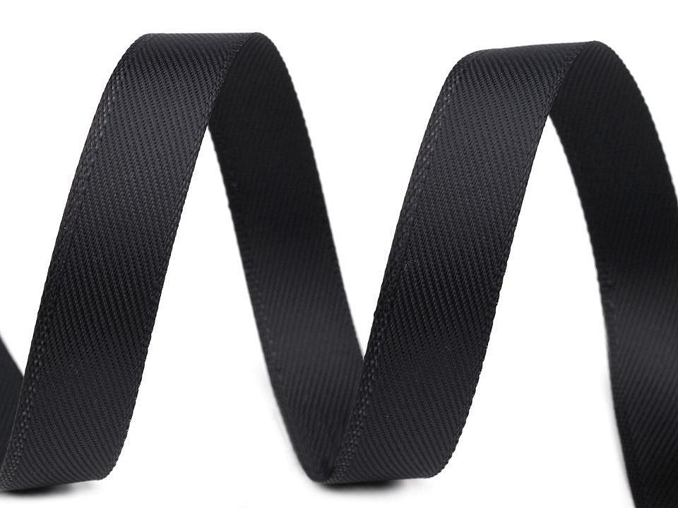 Trouser tape width 14 mm - Black (25 Meters)