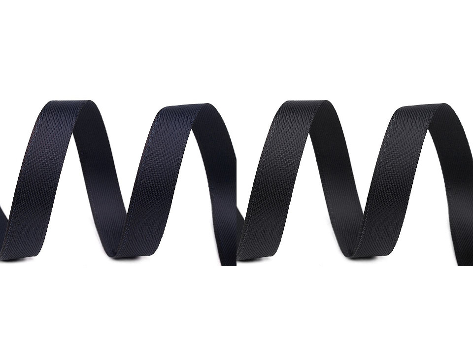 Trouser tape width 14 mm - Black (25 Meters)