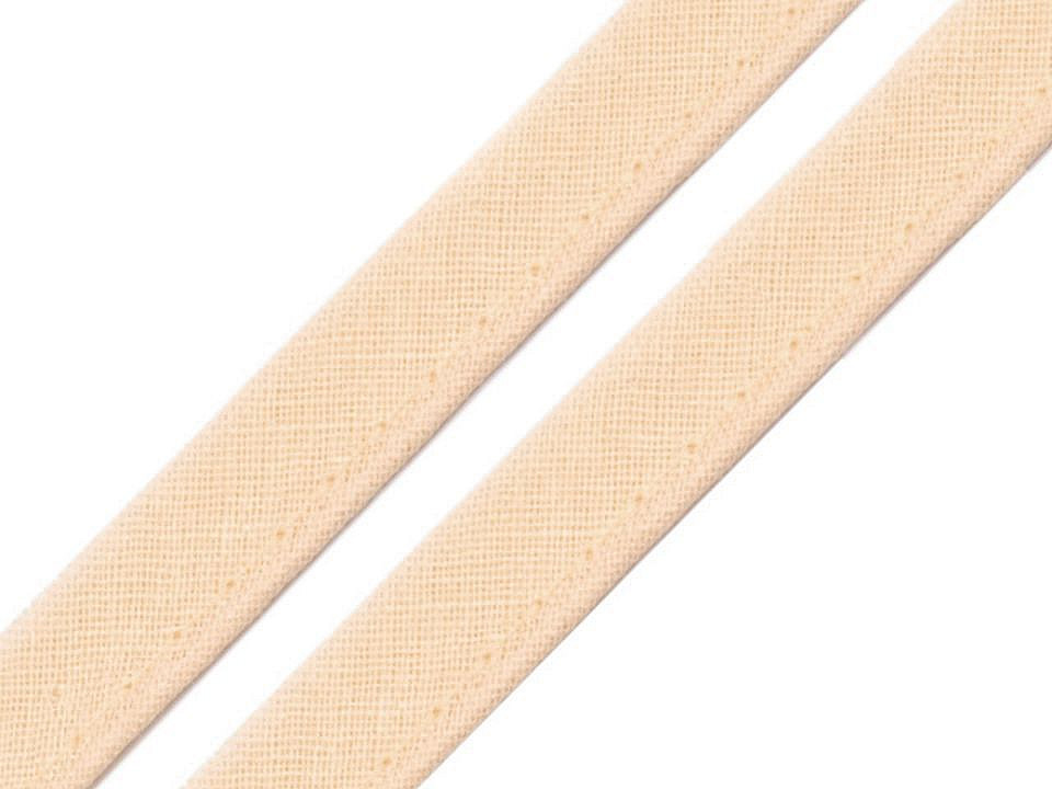 Cotton insertion piping width 12 mm - Darkbeige (50 Meters)
