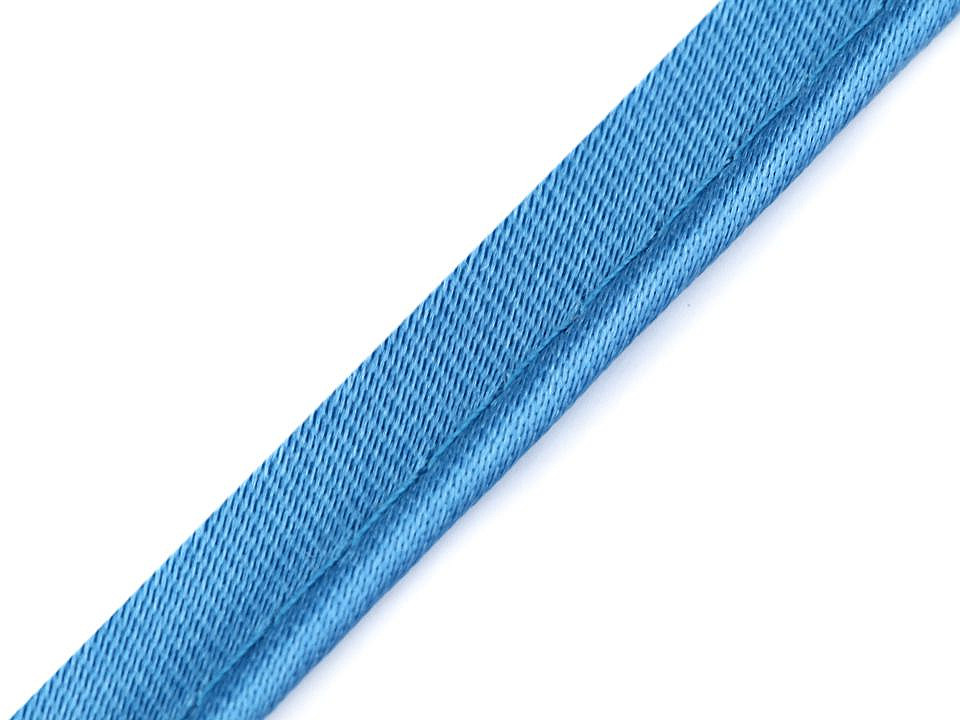 Satin bias insertion piping width 10 mm - White (20 Meters)