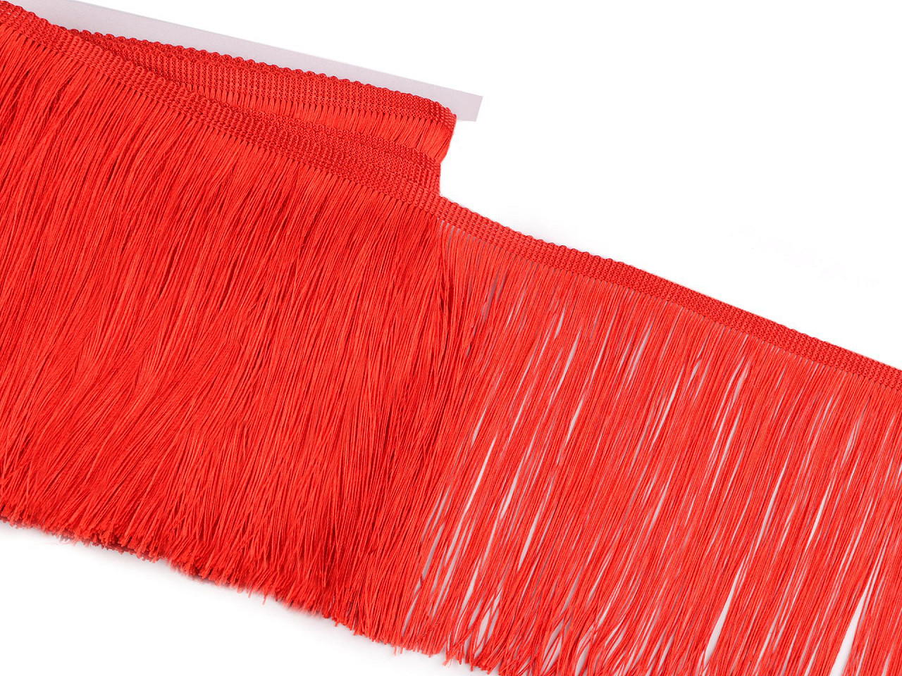 Fringe, shiny, width 18 cm - Dark green (9 Meters)