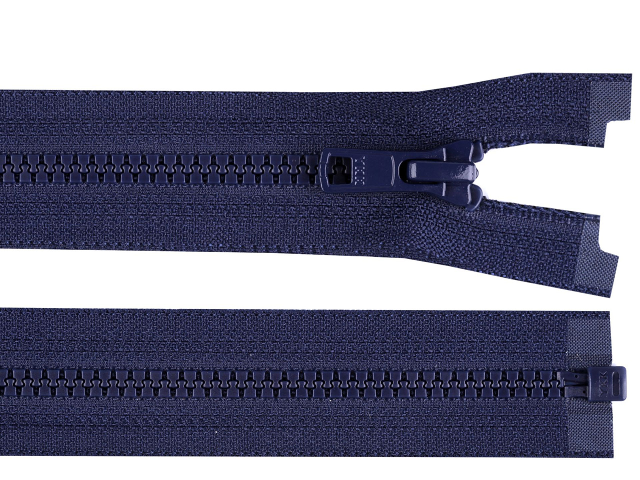 Plastic zipper ykk no 5,  length 90 cm, jacket - Cream (1 Piece)