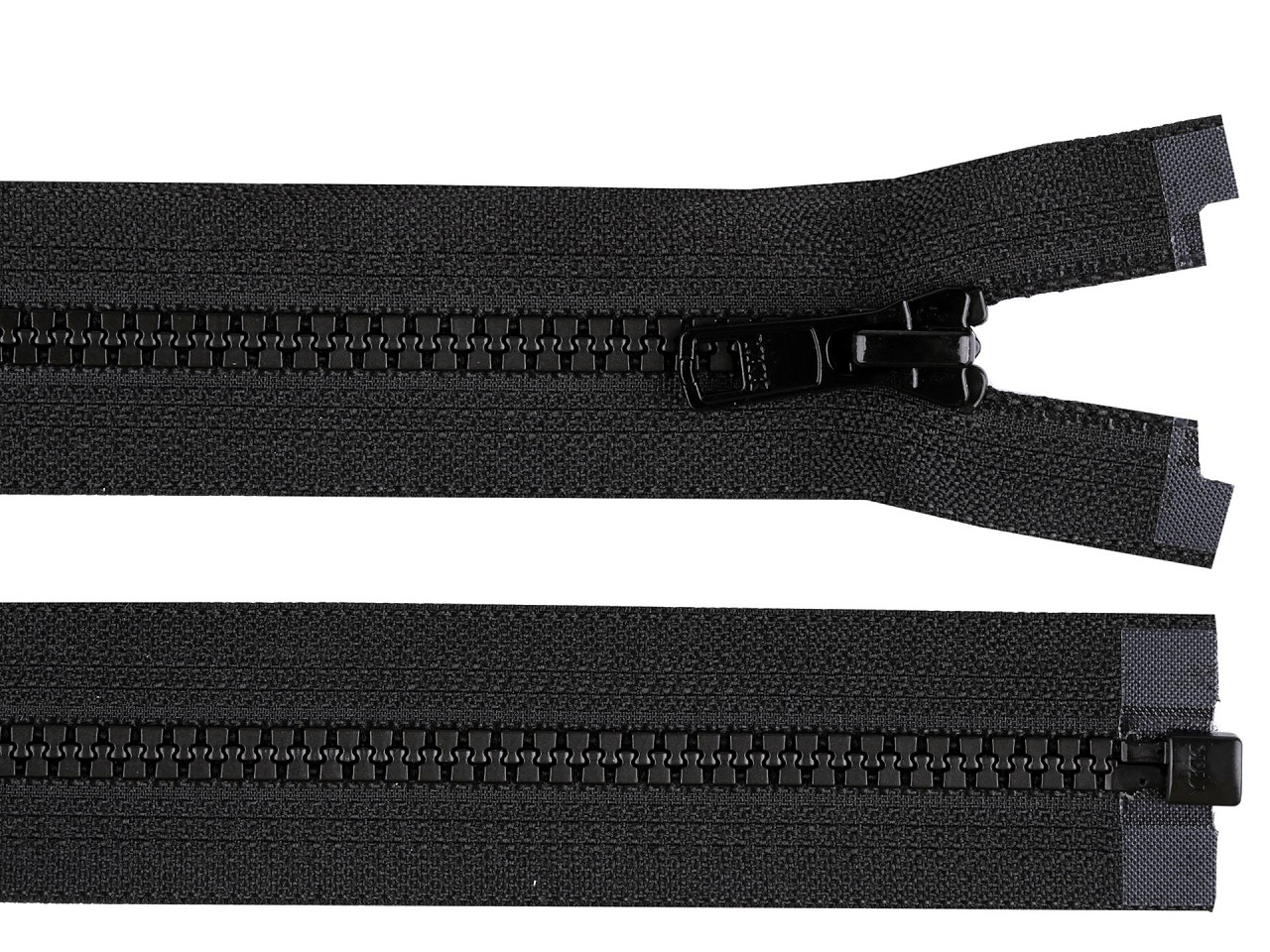 Plastic zipper ykk no 5,  length 90 cm, jacket - Cream (1 Piece)