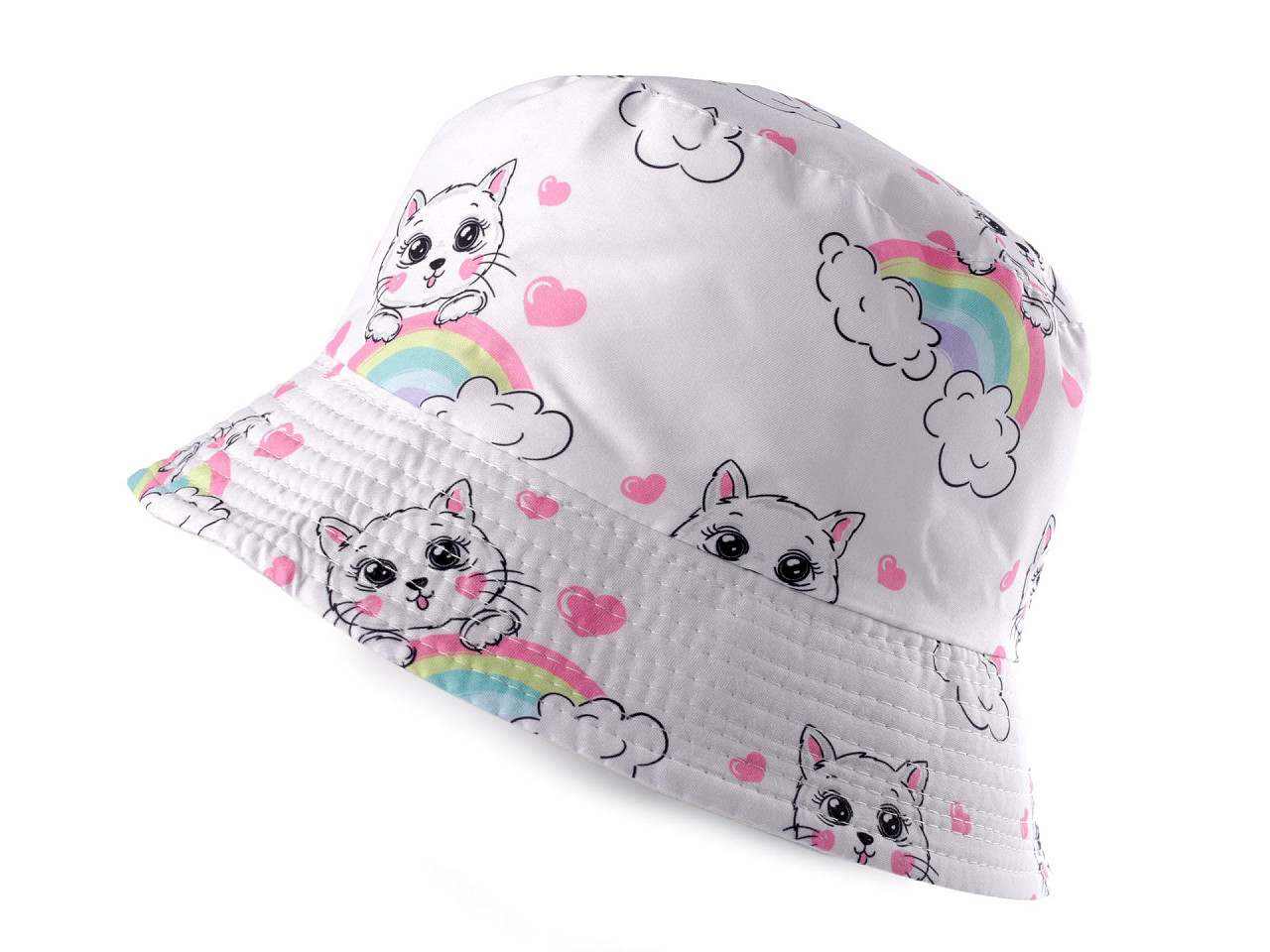 Children's / girls' summer hat - Lightbeige (1 Piece)