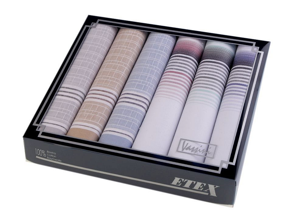 Men's handkerchief /gift box set - Random mix (1 Box)