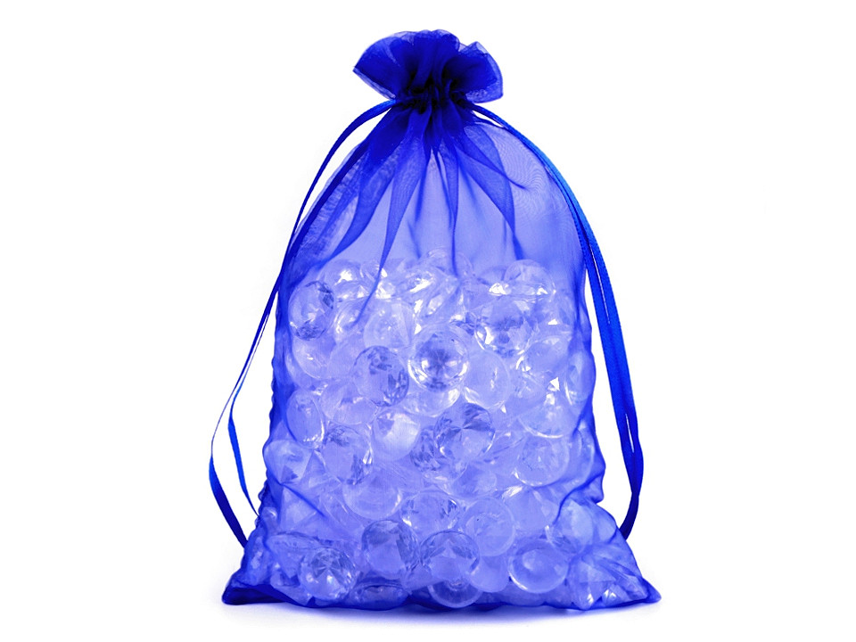 Organza gift bag 14x21 cm - White (10 Pieces)