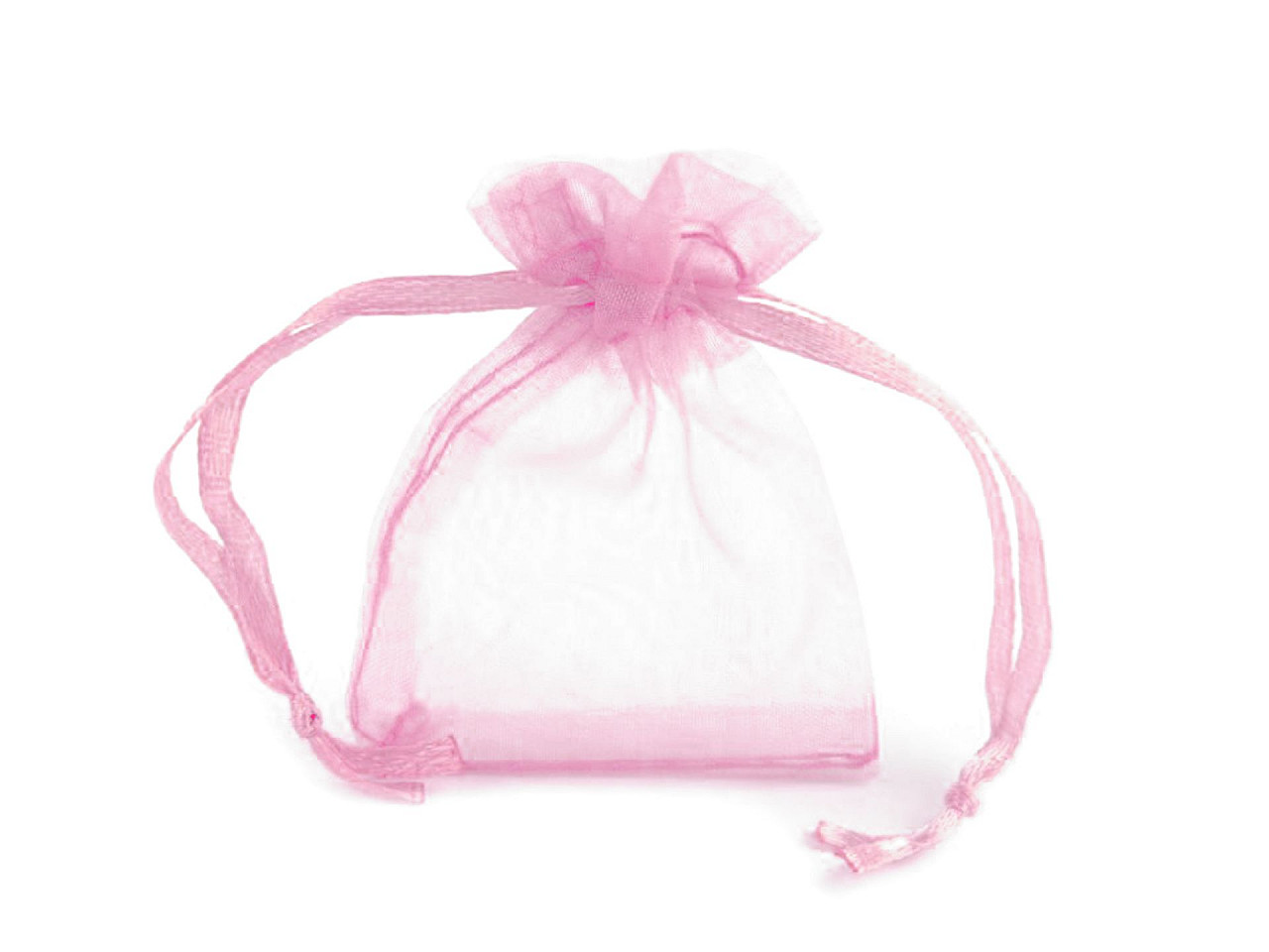 Organza gift bag 4.5x7 cm - Bordeaux (10 Pieces)