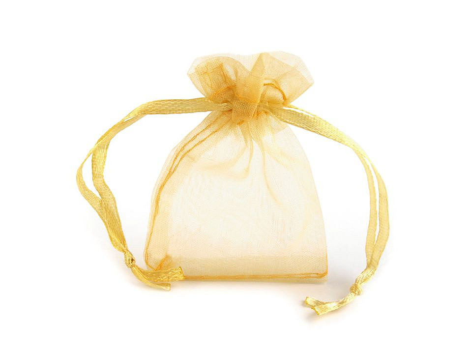 Organza gift bag 4.5x7 cm - Bordeaux (10 Pieces)
