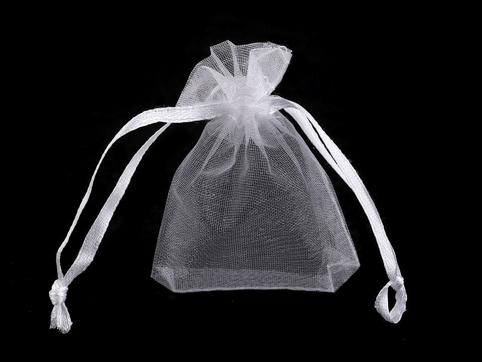 Organza gift bag 4.5x7 cm - Bordeaux (10 Pieces)
