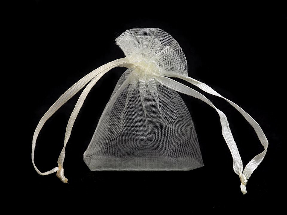 Organza gift bag 4.5x7 cm - Bordeaux (10 Pieces)