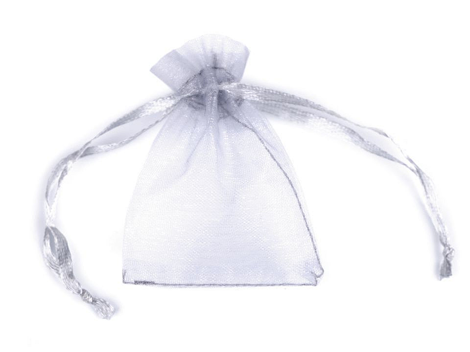 Organza gift bag 4.5x7 cm - Bordeaux (10 Pieces)