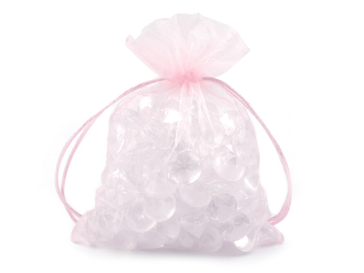 Organza gift bag 13x18 cm - Green (10 Pieces)