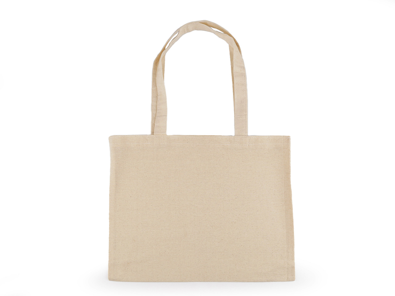 Canvas tote bag for decorating diy 34x39 cm - Ecru light (1 Piece)