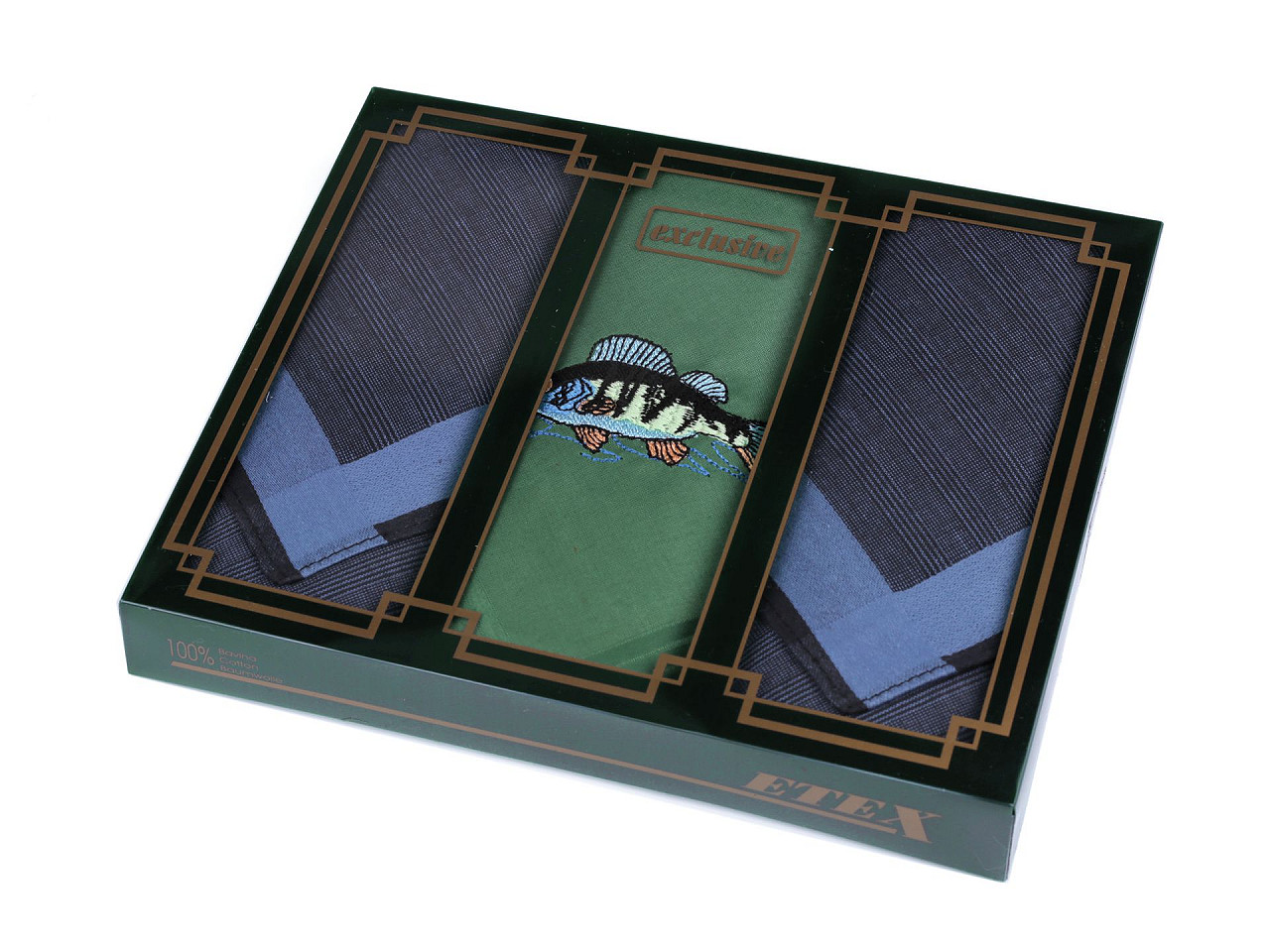 Men's handkerchief / gift box set - As pictured (1 Box)