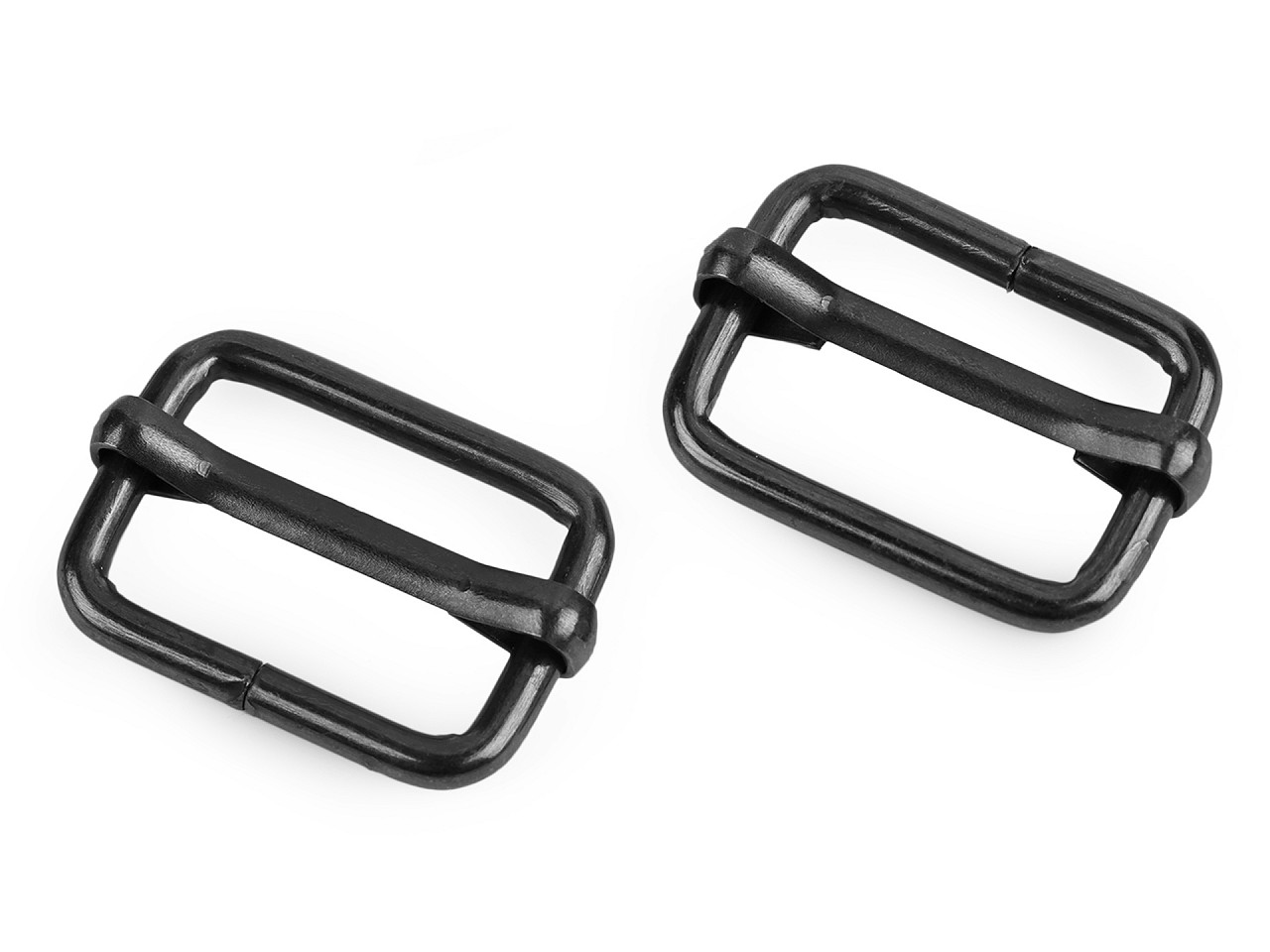 Adjustable slide buckle width 20 mm for webbing - Black nickel (100 Pieces)