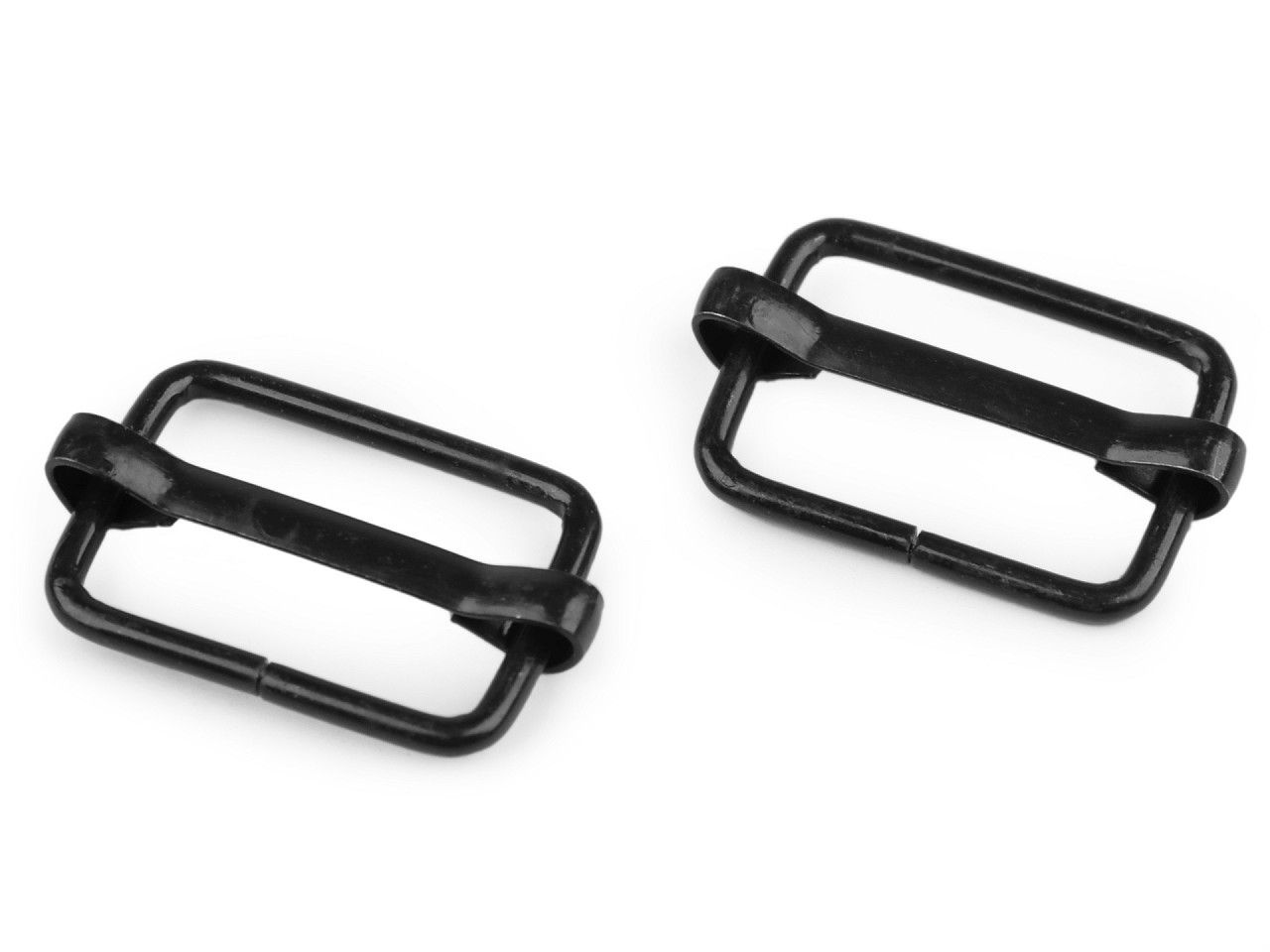 Adjustable slide buckle width 20 mm for webbing - Black nickel (100 Pieces)