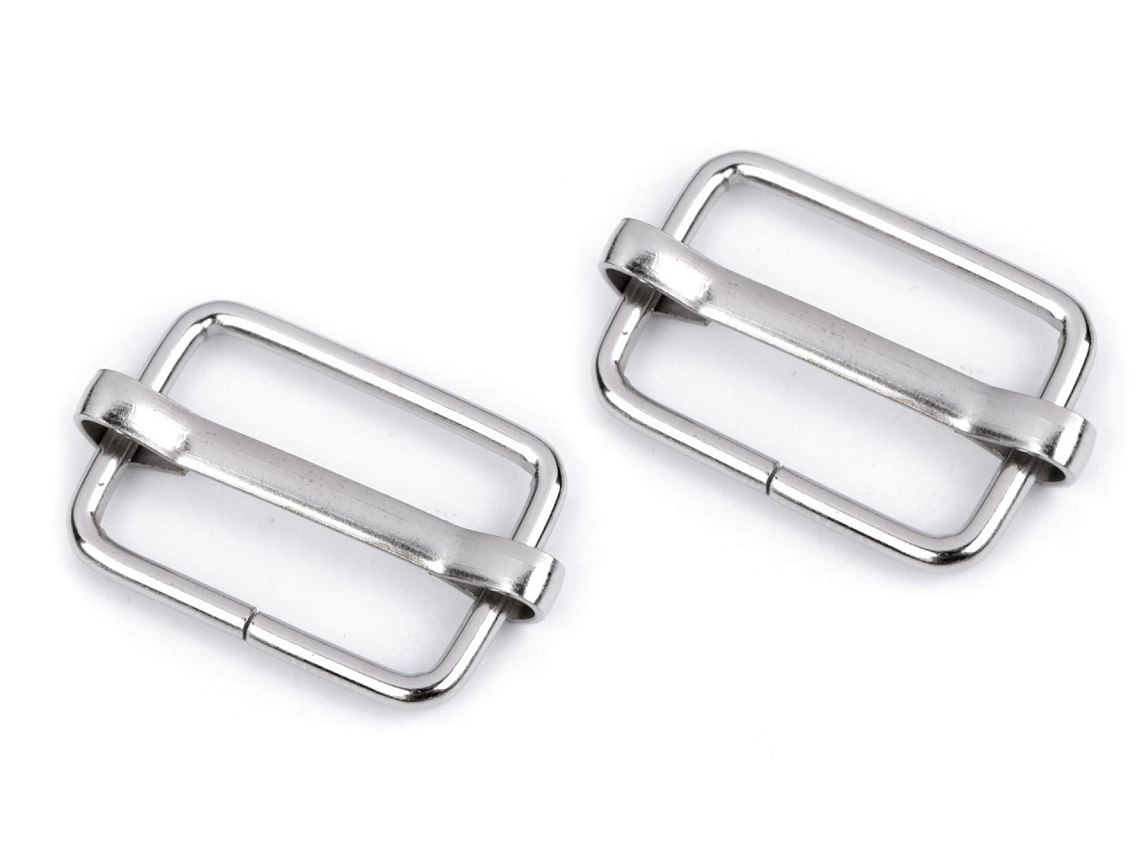 Adjustable slide buckle width 20 mm for webbing - Black nickel (100 Pieces)