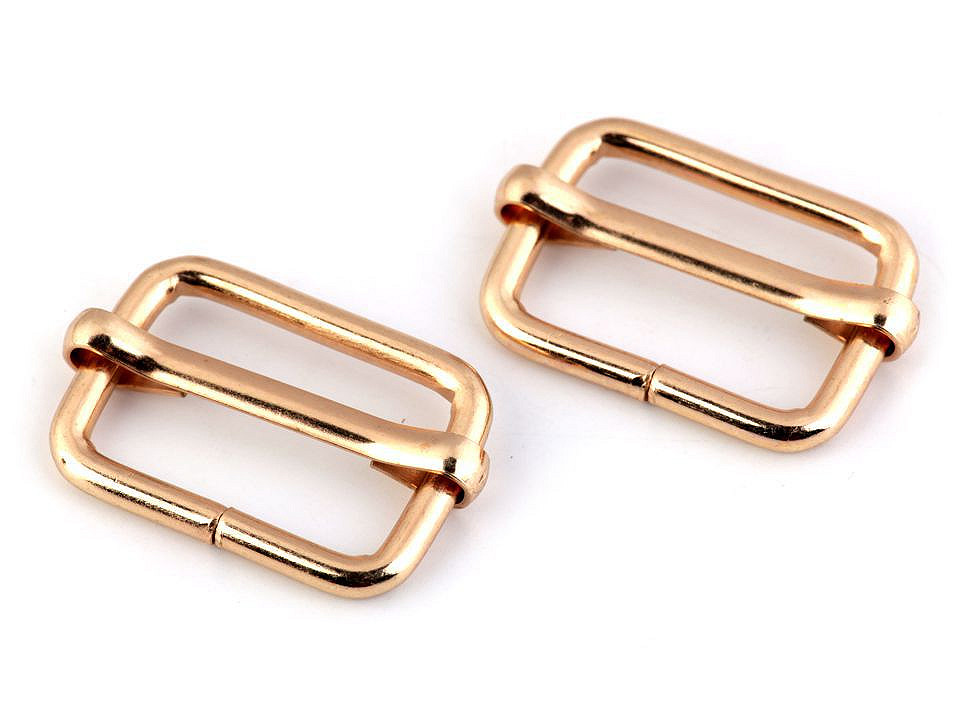 Adjustable slide buckle width 20 mm for webbing - Black nickel (100 Pieces)