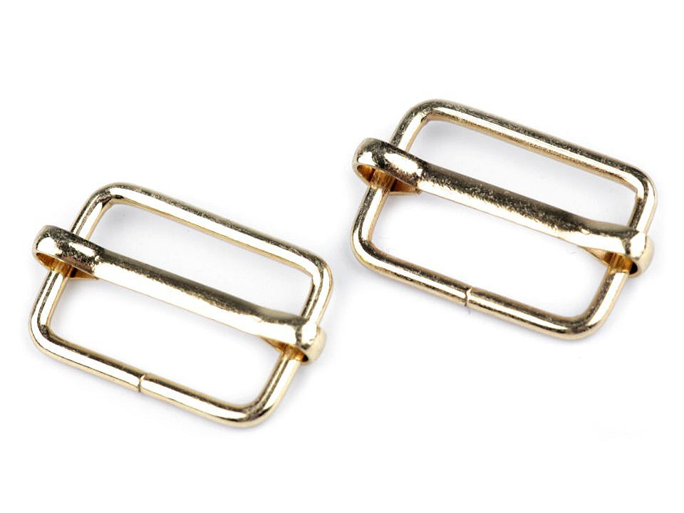 Adjustable slide buckle width 20 mm for webbing - Black nickel (100 Pieces)