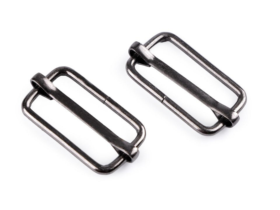 Adjustable slide buckle width 25 mm for webbing - Nickel (100 Pieces)