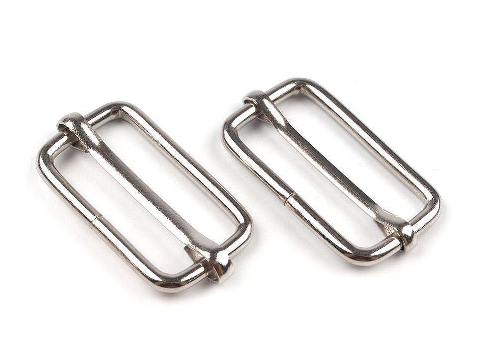 Adjustable slide buckle width 33 mm for webbing - Nickel (100 Pieces)