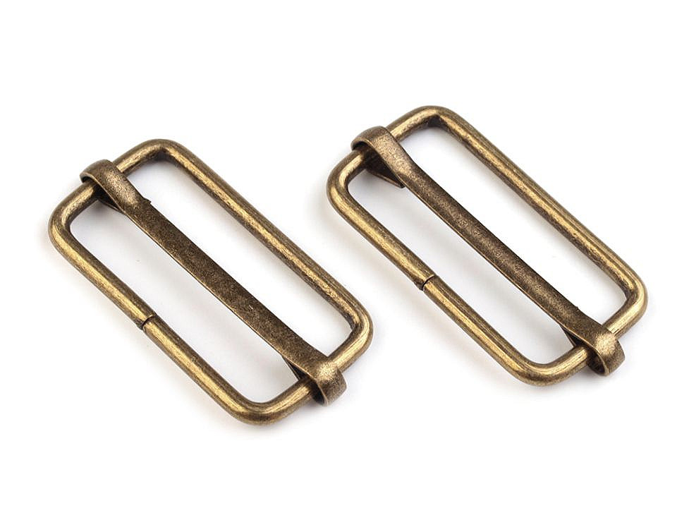 Adjustable slide buckle width 33 mm for webbing - Nickel (100 Pieces)