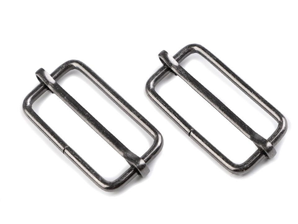 Adjustable slide buckle width 33 mm for webbing - Nickel (100 Pieces)