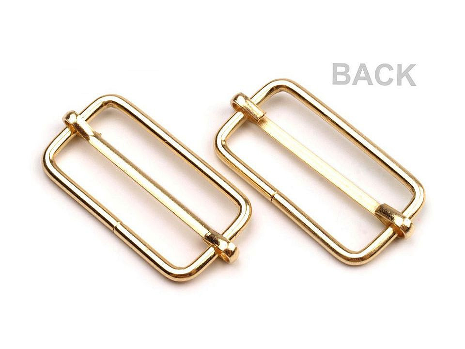 Adjustable slide buckle width 33 mm for webbing - Nickel (100 Pieces)