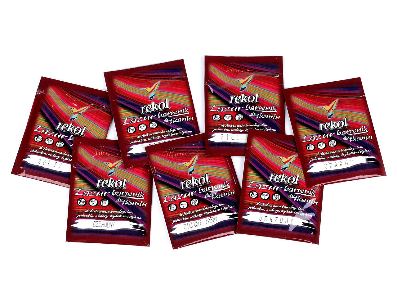 Textile colour 18 g - Light red (1 Piece)