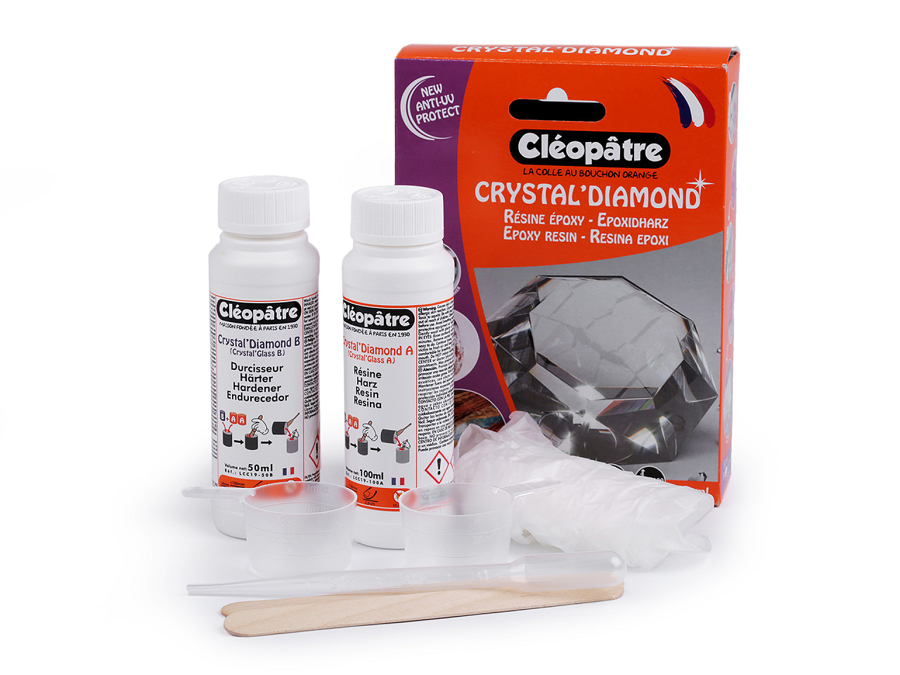 Crystal glass resin - Crystal (1 Piece)