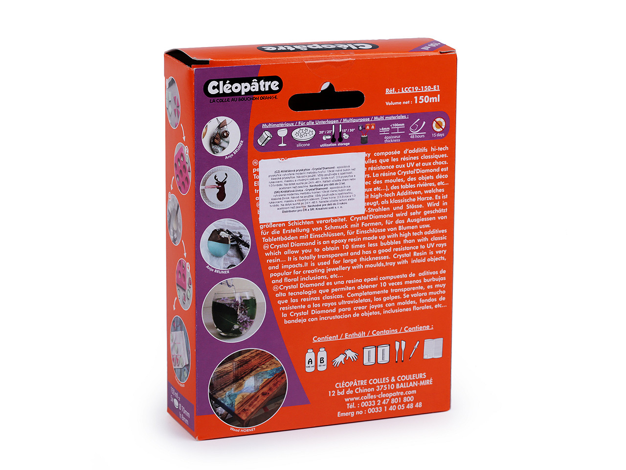 Crystal glass resin - Crystal (1 Piece)