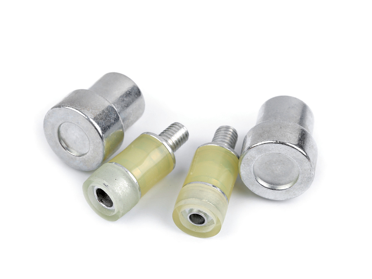 Hand press dies mold for eyelets size 16', 18', 20', 22' - Nickel (1 Set)