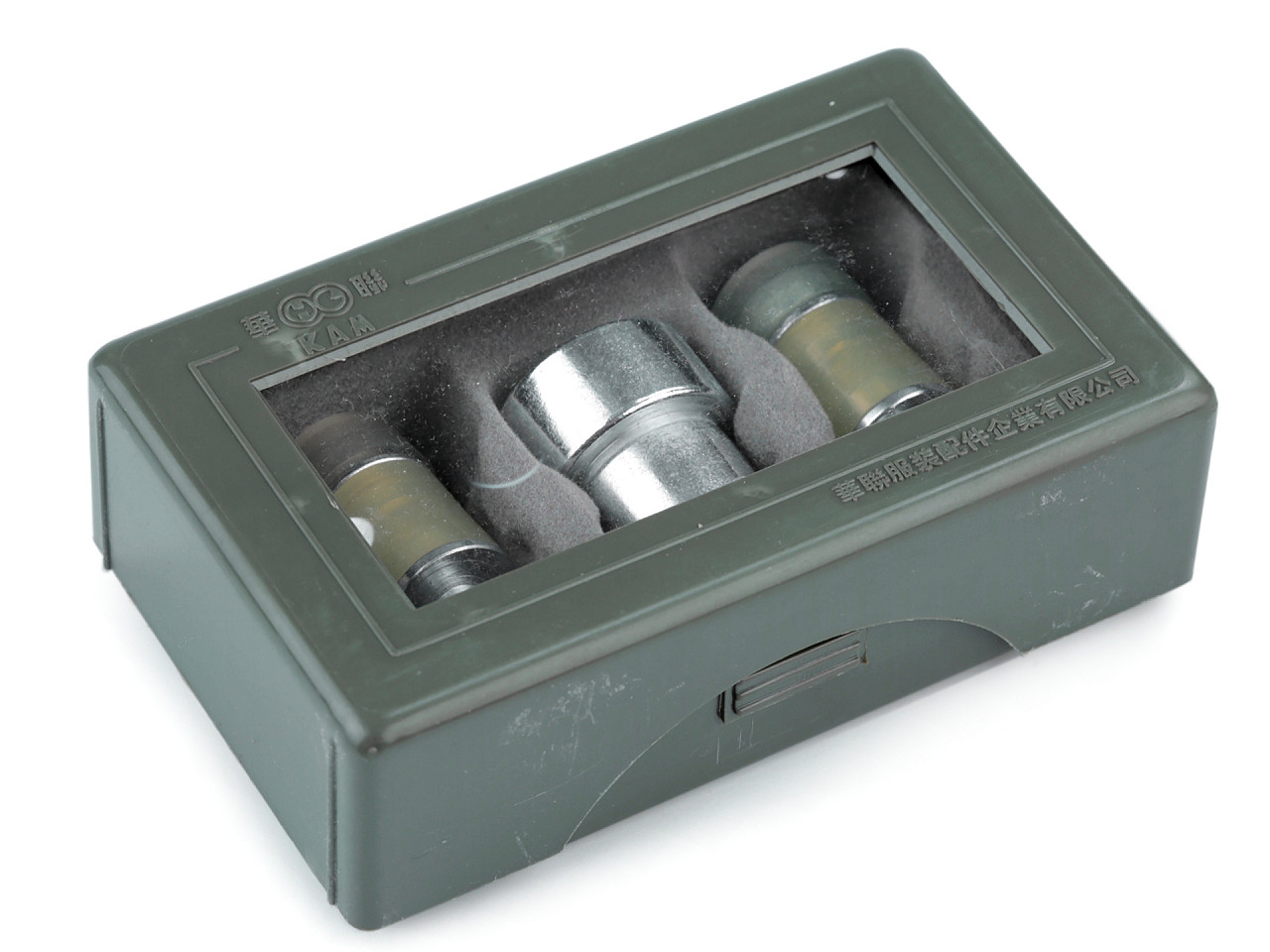 Hand press dies mold for eyelets size 16', 18', 20', 22' - Nickel (1 Set)