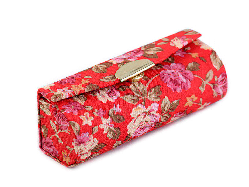 Lipstick holder case with mirror - Blue-violet (1 Piece)