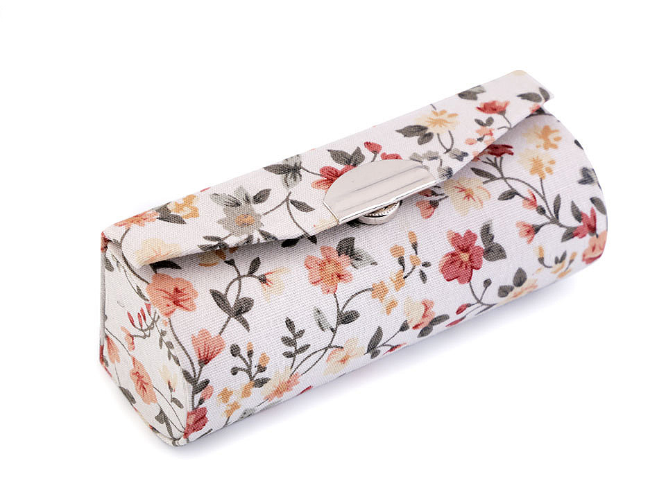 Lipstick holder case with mirror - Blue-violet (1 Piece)