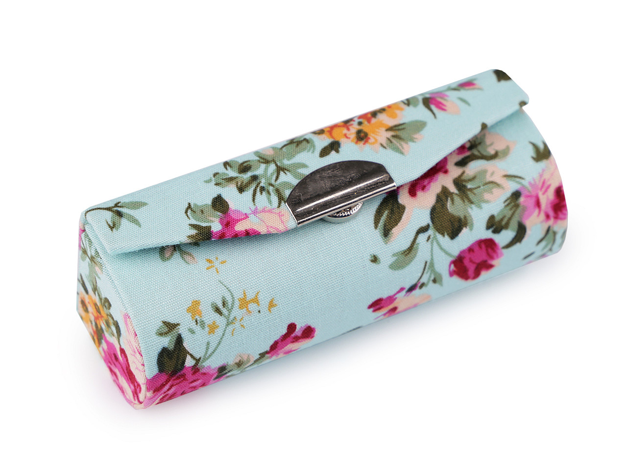 Lipstick holder case with mirror - Blue-violet (1 Piece)